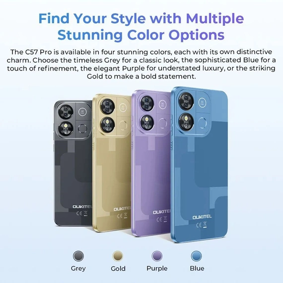 Смартфон Oukitel C57 Pro 4/128 Gold