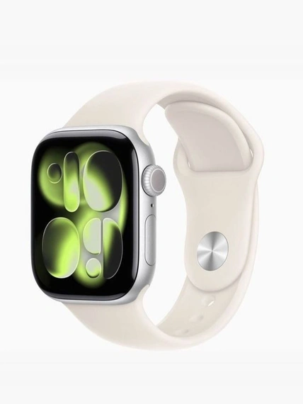 Умные часы Apple Watch S11 GPS 42 мм Silver Aluminium Case with Starlight Sport Band S/M