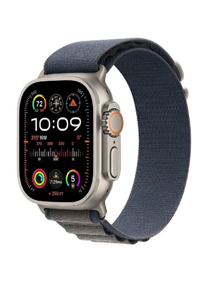 Умные часы Apple Watch Ultra 2 49 мм Titanium Case GPS + Cellular, Blue Alpine Loop M