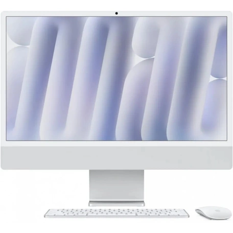 Моноблок Apple iMac 24 M4 10/10/16/256Gb Silver MWUU3