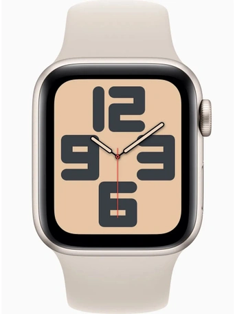 Умные часы Apple Watch SE 2024 GPS 40 мм Starlight Aluminium Case with Starlight Sport Band - M/L