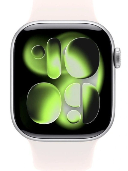 Умные часы Apple Watch S11 GPS 46 мм Silver Aluminium Case with Starlight Sport Band - S/M