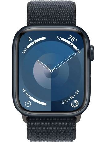 Умные часы Apple Watch Series 9 45 мм Aluminium Case GPS, Midnight Sport L