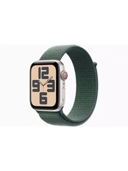 Умные часы Apple Watch SE 2024 GPS 44 мм Starlight Aluminium Case with Lake Green Sport Loop