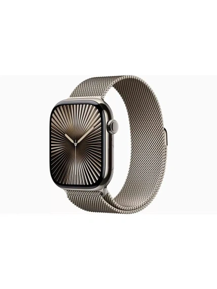 Умные часы Apple Watch S10 46 мм Cell, Slate Titanium, Slate Milanese Loop - S/M