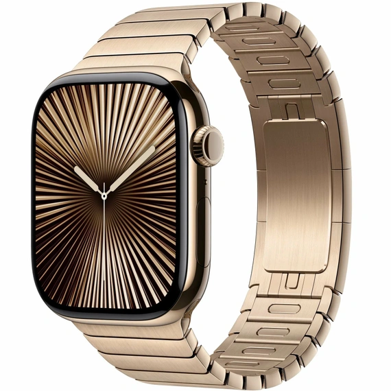 Умные часы Apple Watch Series 10 LTE 46 мм Gold Titanium Case Gold Link Bracelet - M/L