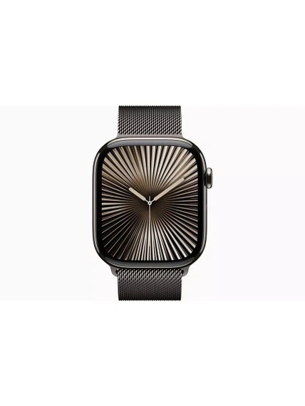 Умные часы Apple Watch S10 46 мм Cell, Slate Titanium, Slate Milanese Loop - S/M