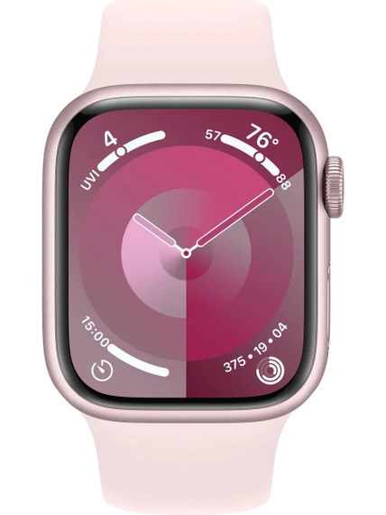Умные часы Apple Watch Series 9 41 мм Aluminium Case GPS, Pink/Light Pink Sport B S/M