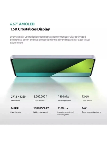 Смартфон Xiaomi Redmi Note 13 Pro 5G, 12/512GB, Ocean Teal