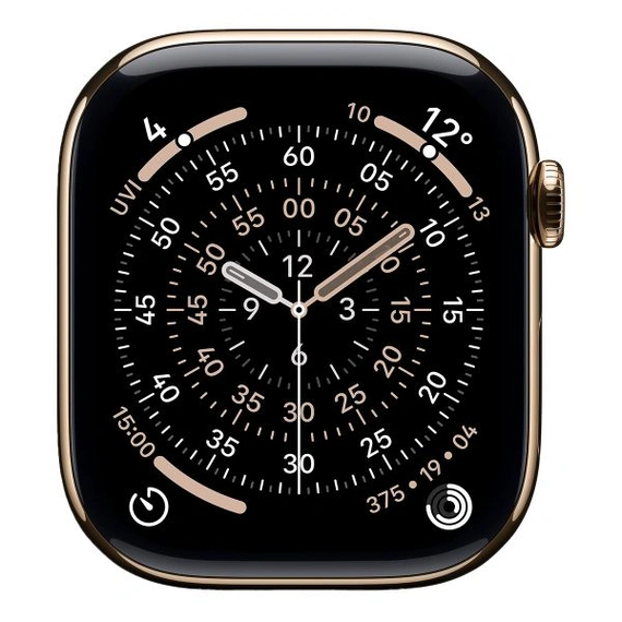 Умные часы Apple Watch S11 LTE 42 мм Gold Titanium Case with Light Blush Sport Band - S/M