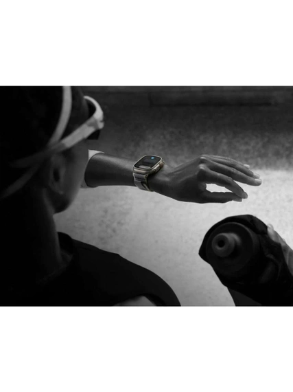 Умные часы Apple Watch Ultra 2 49 мм Cell, Natural Titanium, Blue Trail Loop - M/L
