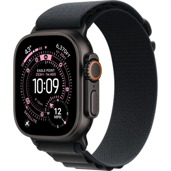 Умные часы Apple Watch Ultra 3 49 мм Black Titanium Case with Black Alpine Loop - M