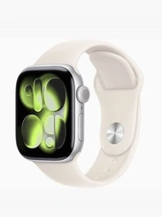 Умные часы Apple Watch S11 GPS 42 мм Silver Aluminium Case with Starlight Sport Band - M/L