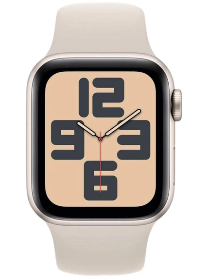 Умные часы Apple Watch SE 2024 GPS 40 мм Starlight Aluminium Case with Starlight Sport Band - M/L