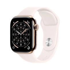 Умные часы Apple Watch S11 LTE 42 мм Gold Titanium Case with Light Blush Sport Band - S/M