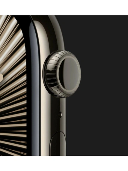 Умные часы Apple Watch S10 46 мм Cell, Natural Titanium, Natural Milanese Loop - M/L