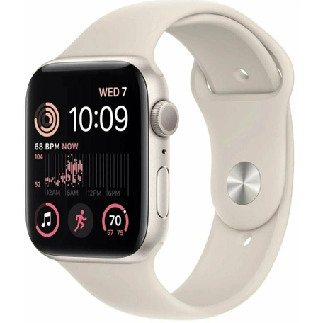 Умные часы Apple Watch Series 10 GPS + Cellular 42 мм Gold Titanium Case with Starlight Sport Band - S/M