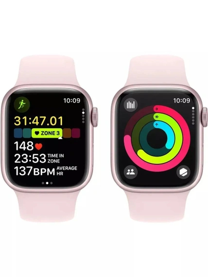 Умные часы Apple Watch Series 9 41 мм Aluminium Case GPS Pink Light Pink Sport B M/L