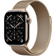 Умные часы Apple Watch S11 LTE 46 мм Gold Titanium Case with Gold Milanese Loop - S/M