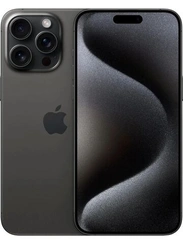 Смартфон Apple iPhone 15 Pro 128 ГБ, Dual: nano SIM + eSIM, черный титан