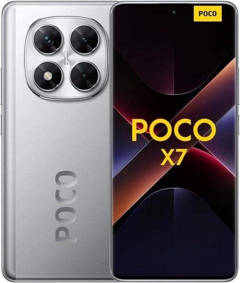Смартфон Xiaomi POCO X7 12/256 ГБ, серебристый