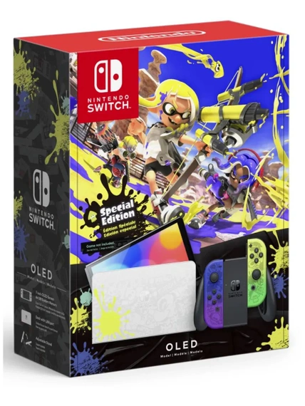 Игровая приставка Nintendo Switch OLED 64 ГБ, Splatoon 3 Edition