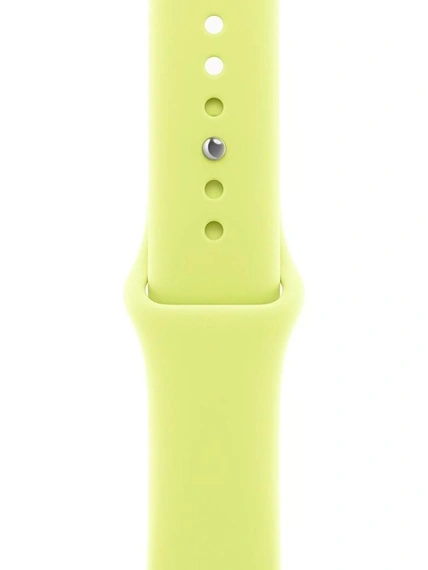 Умные часы Apple Watch S11 GPS 46 мм Silver Aluminium Case with Neon Yellow Sport Band - M/L