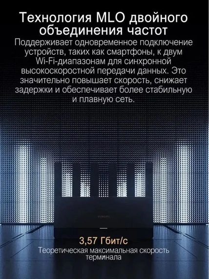 Wi-Fi Роутер Xiaomi BE6500 Wi-Fi 7