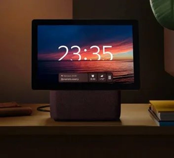 Умная колонка Яндекс Станция Дуо Макс с Алисой на YandexGPT, красный, с Zigbee