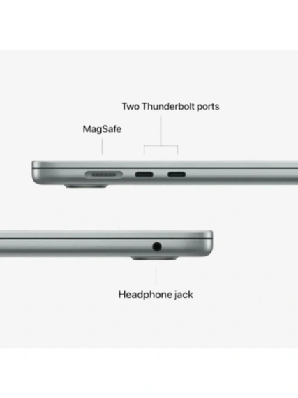 15.3" Ноутбук Apple MacBook Air 15 M3 2024 8+512 ГБ, Space Gray