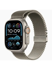 Умные часы Apple Watch Ultra 2 49 мм Natural Titanium Case with Natural Titanium Milanese Loop - S